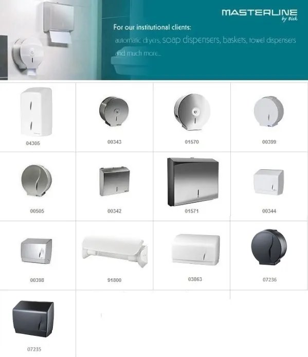 BISK Erga Jumbo S1, dávkovač roliek toaletného papiera s priemerom 180-230 mm, nehrdzavejúca oceľ, ERG-01570