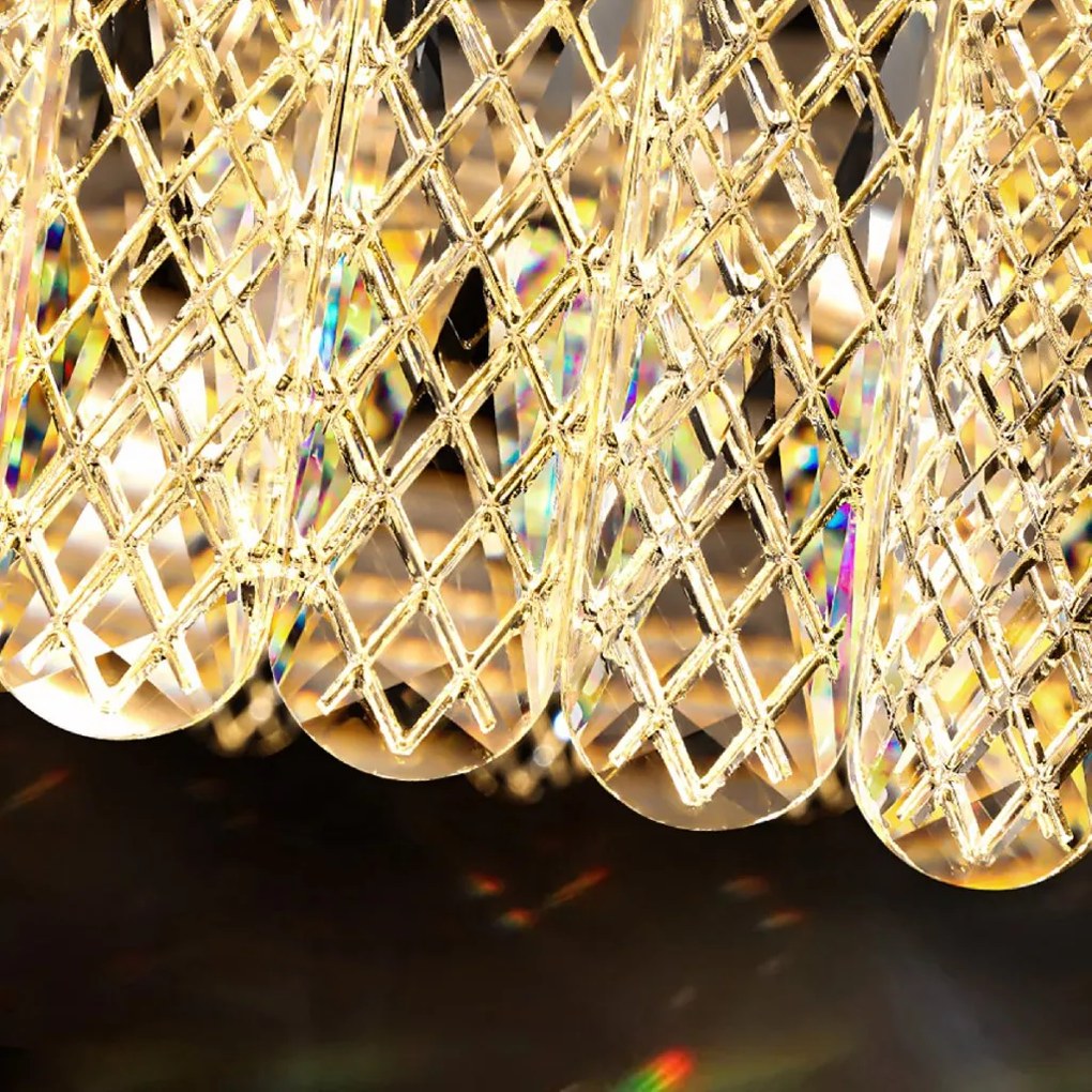 Toolight Toolight, LED stropné svietidlo, 72W, 3500lm, APP1750-CP, zlatá, OSW-04047