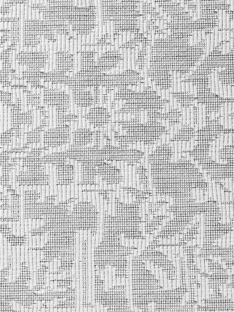 Kusový koberec Duet Kona 106249 White/Gray - na von aj na doma, 160x230, šedá, chodba / predsieň, NORTHRUGS