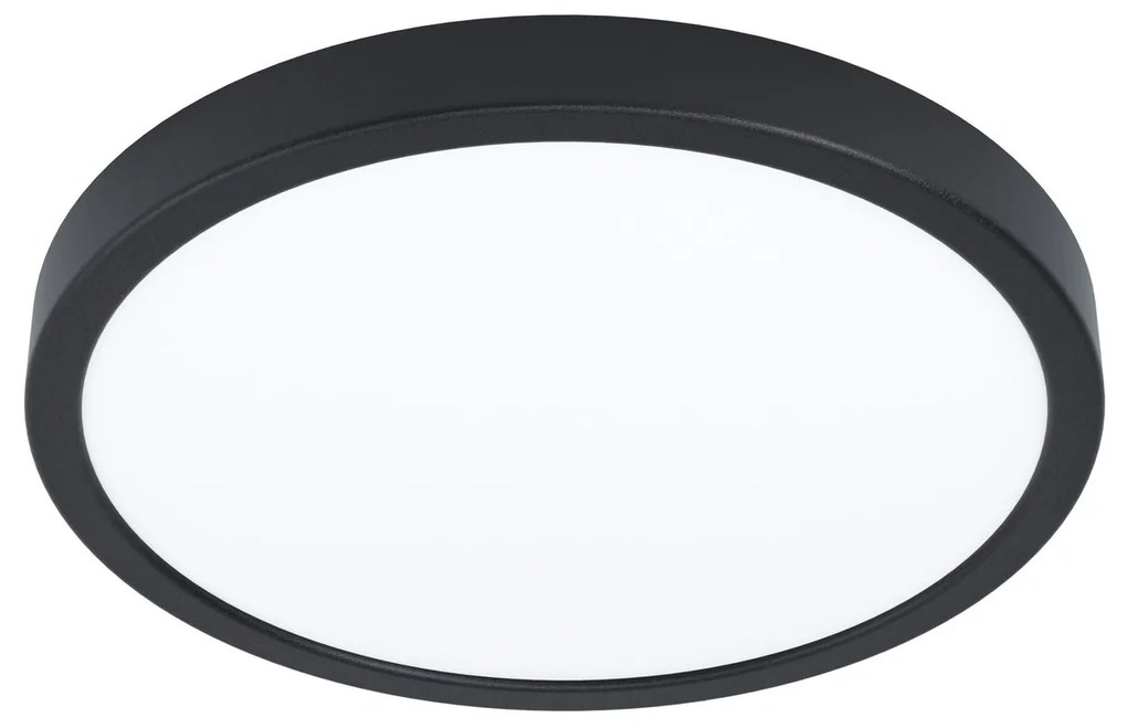 EGLO LED prisadené osvetlenie FUEVA 5, 20W, denná biela, 28,5cm, okrúhle, čierne
