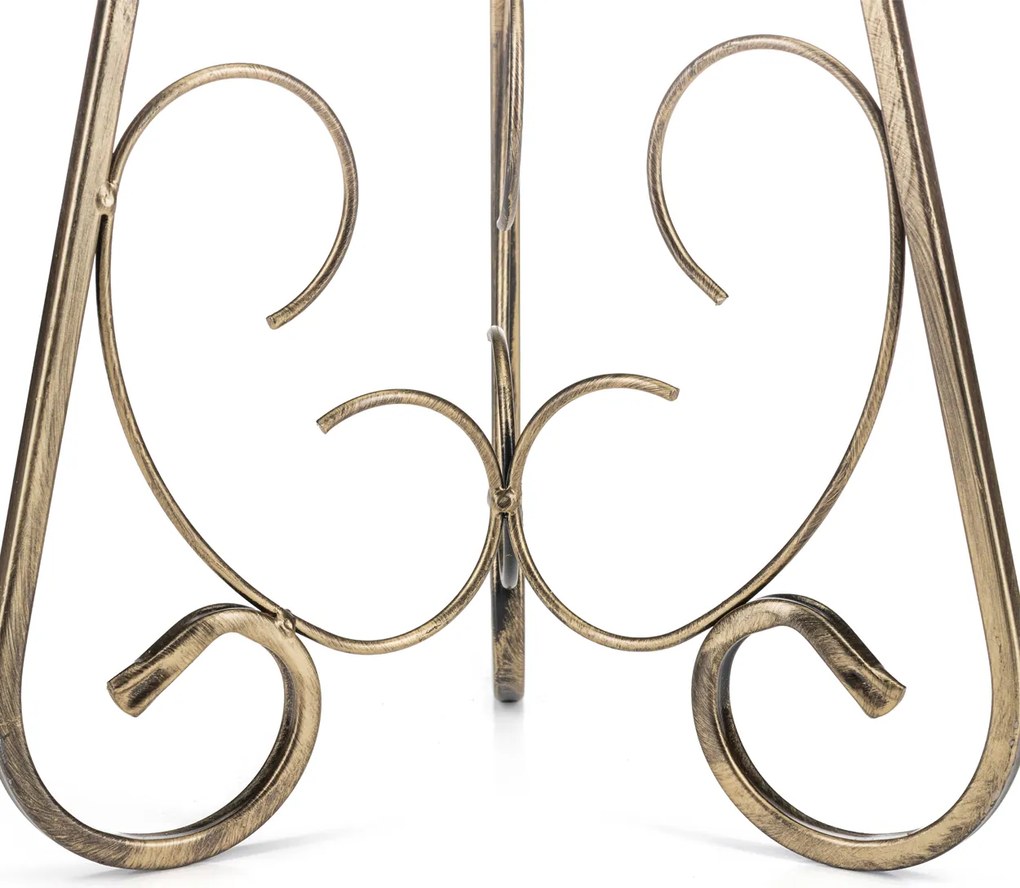 STOJAN NA KVETINÁČ FIORINA 66X30 CM ZLATÁ