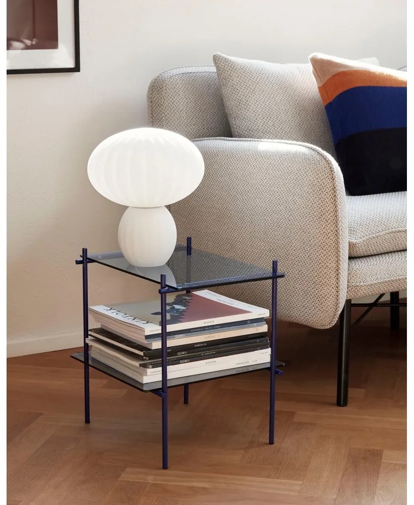 Odkladací stolík so sklenenou doskou Niche – Hübsch