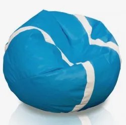 Sedací vak tenisová lopta modrá TiaHome