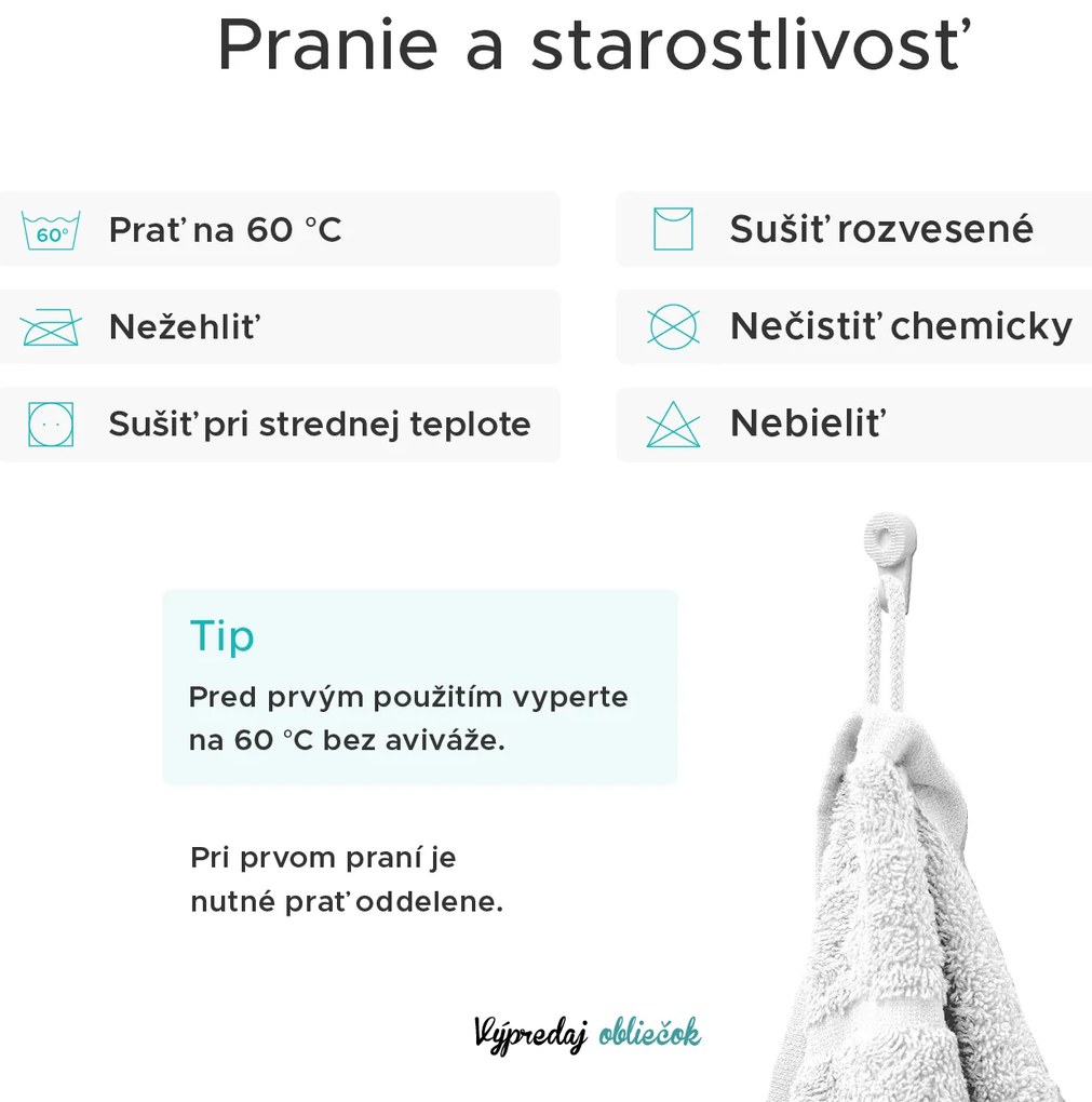 Uterák Classic 50 x 100 cm tmavo zelený, 100% bavlna