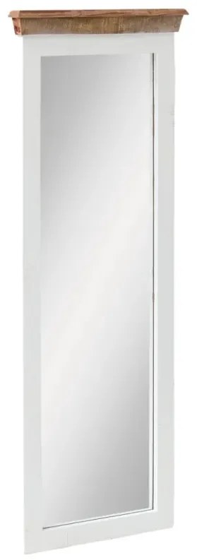 furniture-nabytek.cz - Masívne zrkadlo Perano z recyklovaného dreva, lakované, biele / farebné – 50×4×140 cm