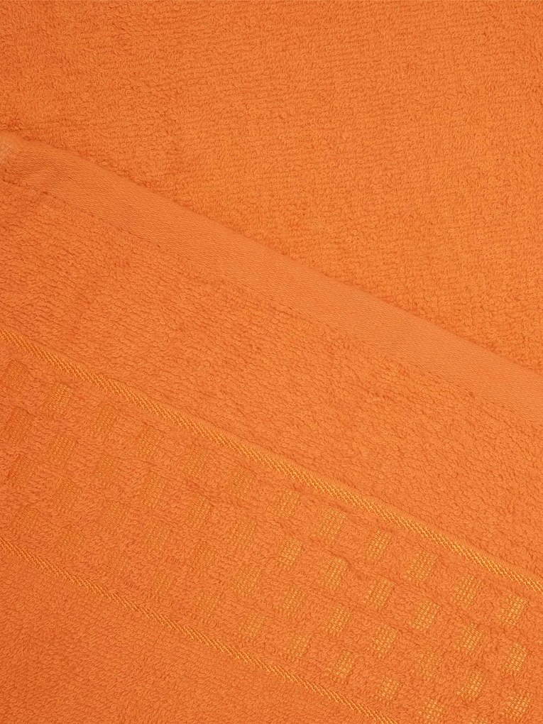 Froté osuška 70 × 140 cm ‒ Paolo oranžová