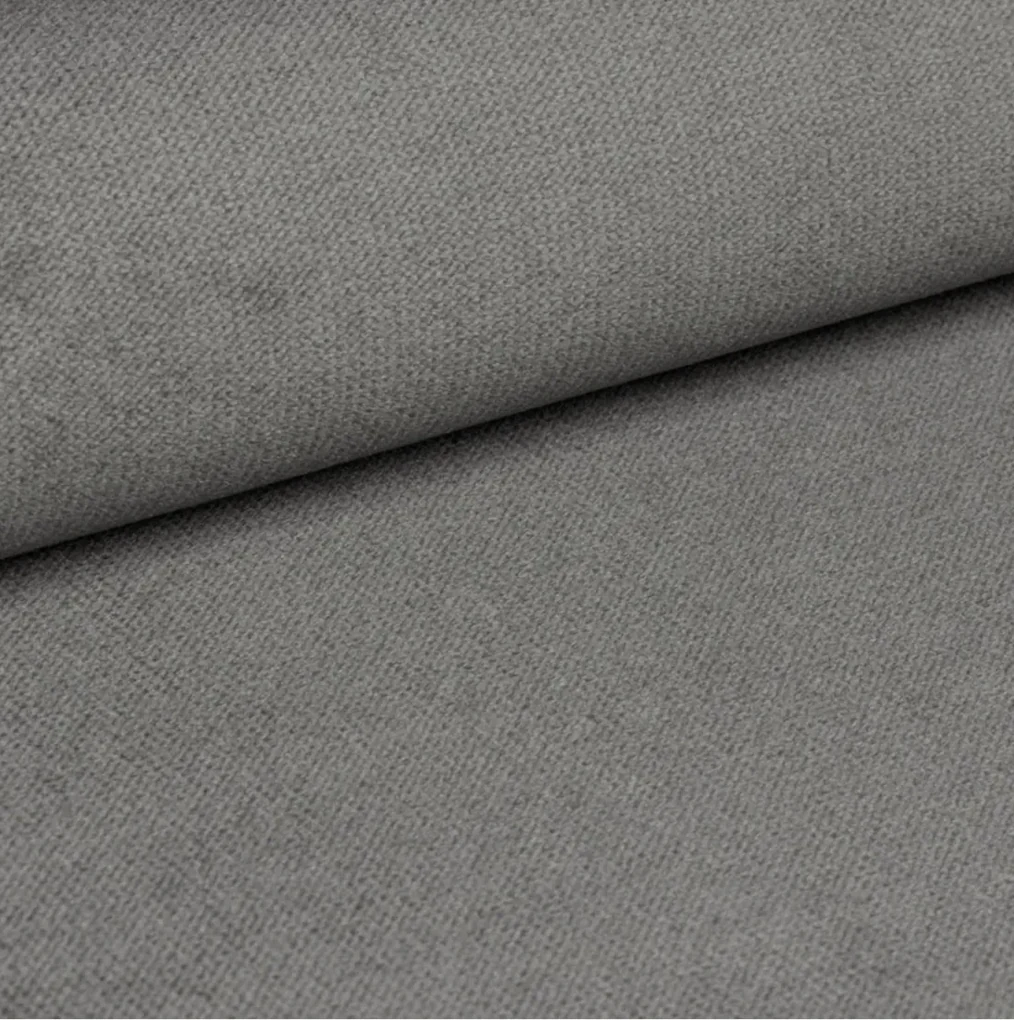 Čalúnená posteľ boxspring GLORIEN VELVET 100x200 cm sivá Matrac: Bonell pružinová matrac