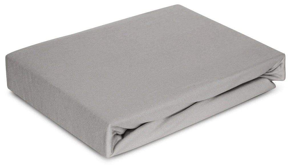 JERSEY PRESTIERADLO JERS4 140X200 CM, VÝŠKA 30 CM STRIEBORNÉ