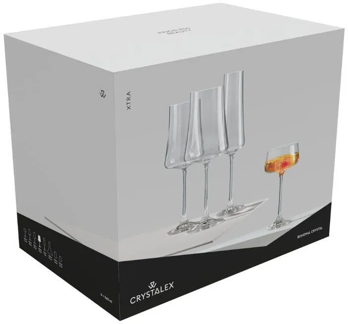 BOHEMIA XTRA POHÁR NA ČERVENÉ VÍNO 460ML SADA 6KS
