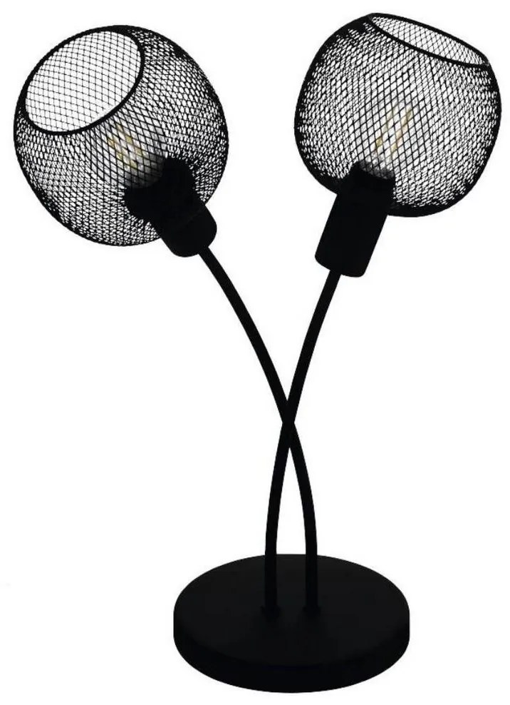 Eglo 43376 - Stolná lampa WRINGTON 1 2xE14/40W/230V