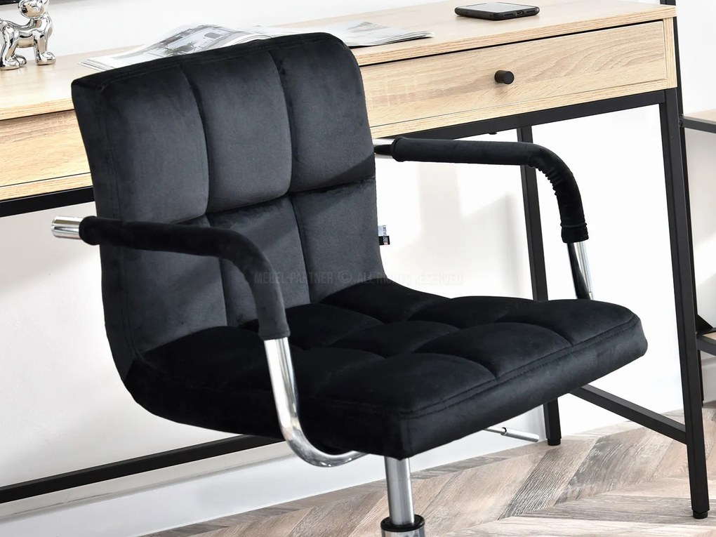 Stolička Elita (čierna + chrómová). Akcia -23%. Vlastná spoľahlivá doprava až k Vám domov. 1110023