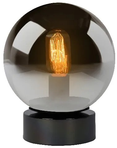 Lucide 45563/20/65 JORIT - Stolná lampa - priemer 20 cm - 1xE27 - Dymová šedá