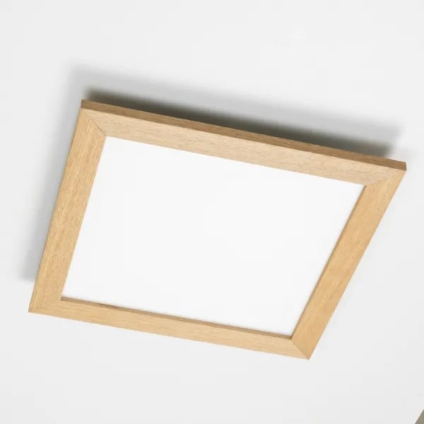 Eglo - LED RGB stmievateľný prisadený panel SALOBRENA-C LED/40W/230V hnedý + diaľkové ovládanie