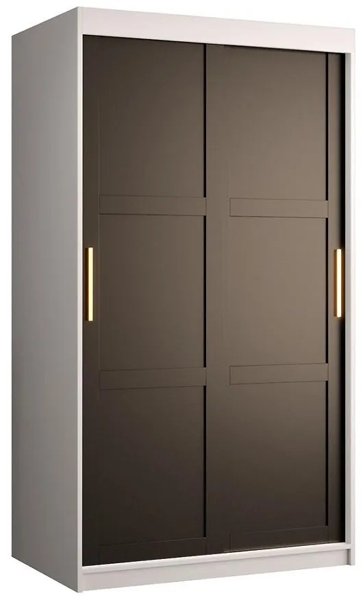 Skriňa Amiro 1 100 biely/čierny