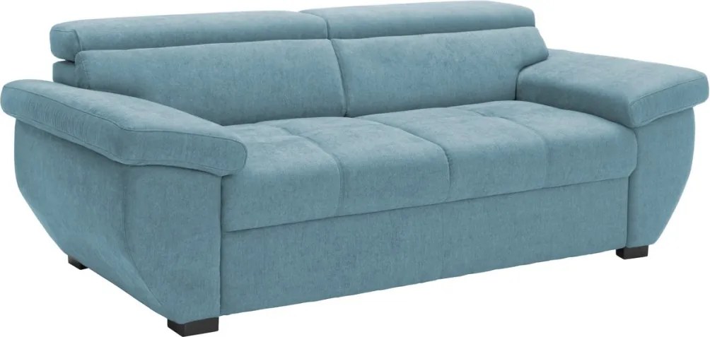 Trojsedák Speedway,  azúrovo modrá látka