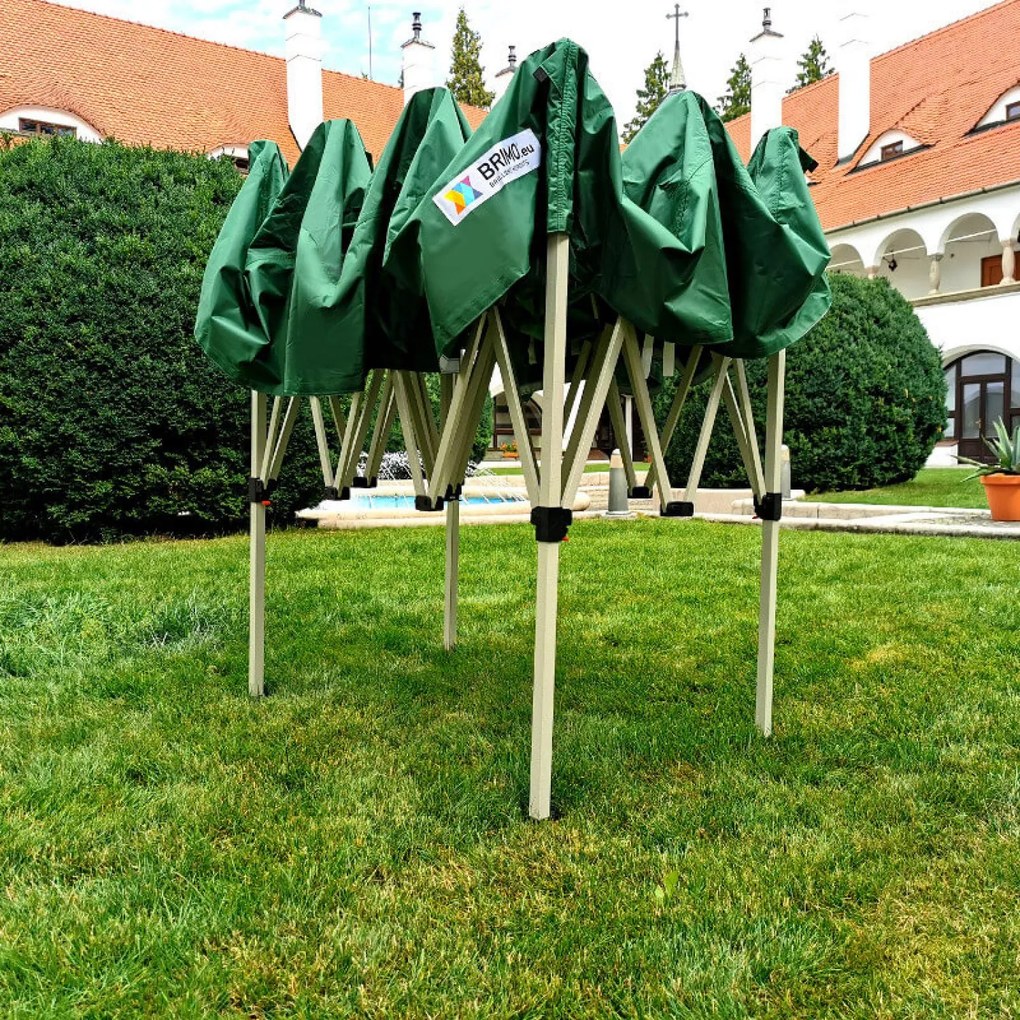 BRIMO Stan na Predaj 2 x 3 m SUPER Oceľ | Montáž za 2 min | BRIMO - s 3 stenami - Béžová 8