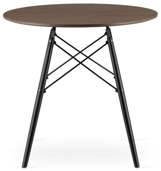 Okrúhly stôl TODI 80 cm popol