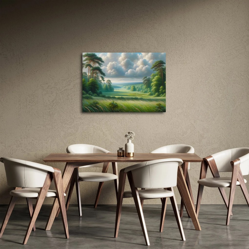 Obraz - Zelená krajina (70x50 cm)