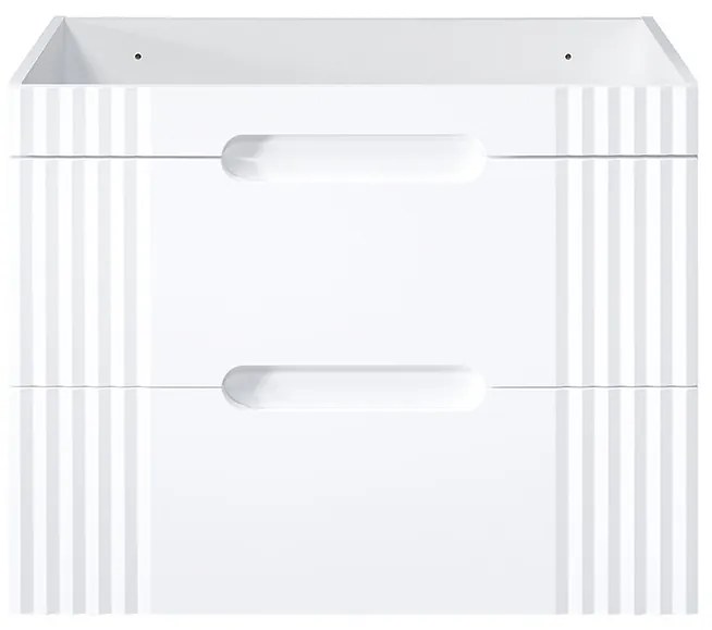 Umyvadlová skříňka Fiji s deskou a umyvadlem 60 cm dub coast evoke/bílá