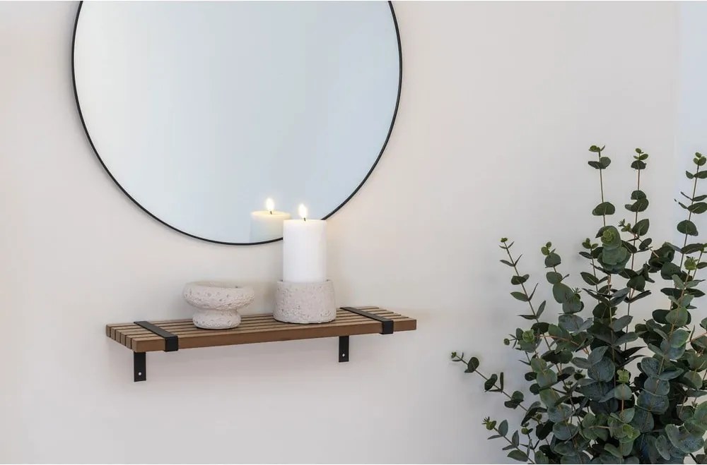 Polica v dekore jaseňa v prírodnej farbe 50 cm Luxor – House Nordic