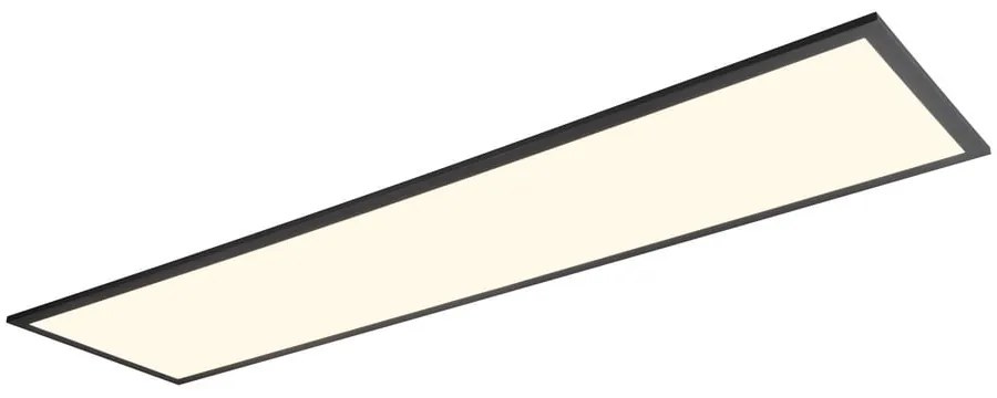Čierne LED stropné svietidlo 29.5x119.5 cm Beta – Reality