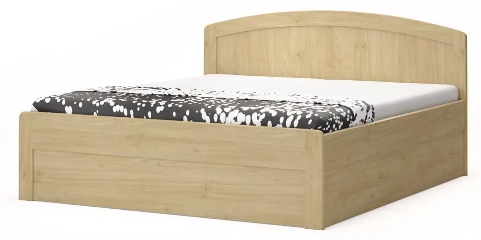 BMB MARIKA ART - kvalitná lamino posteľ s úložným priestorom 120 x 200 cm, lamino