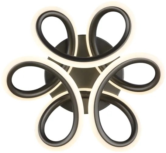 Globo 67386-24A - LED stropné svietidlo MELISAND LED/24W/230V pr. 26 cm čierne