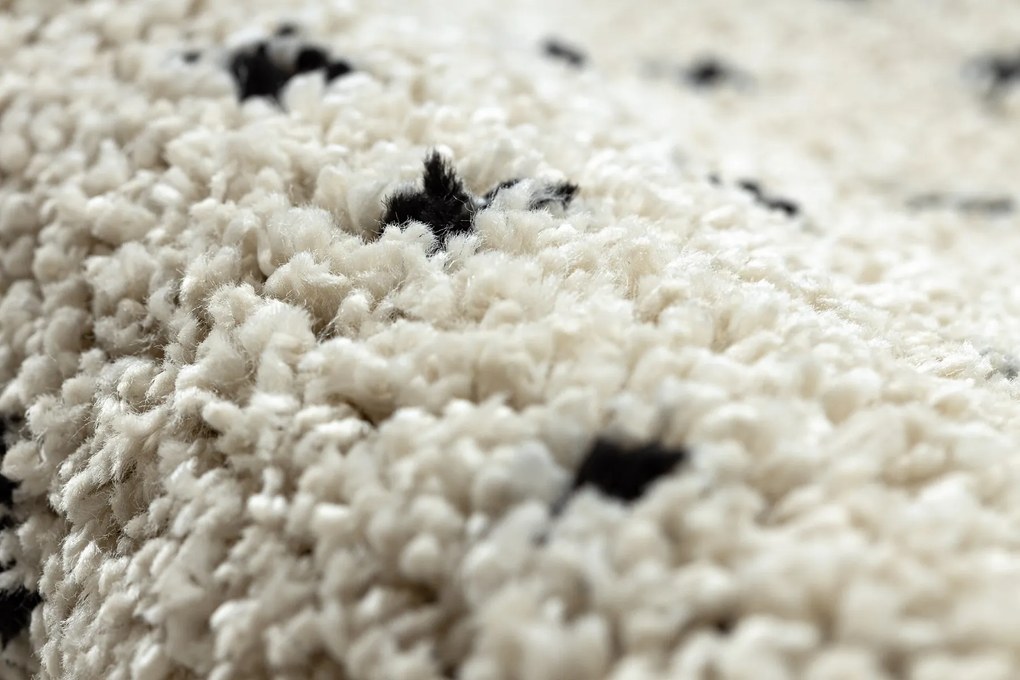 Koberec BERBER SYLA B752, krémový, bodky - strapce