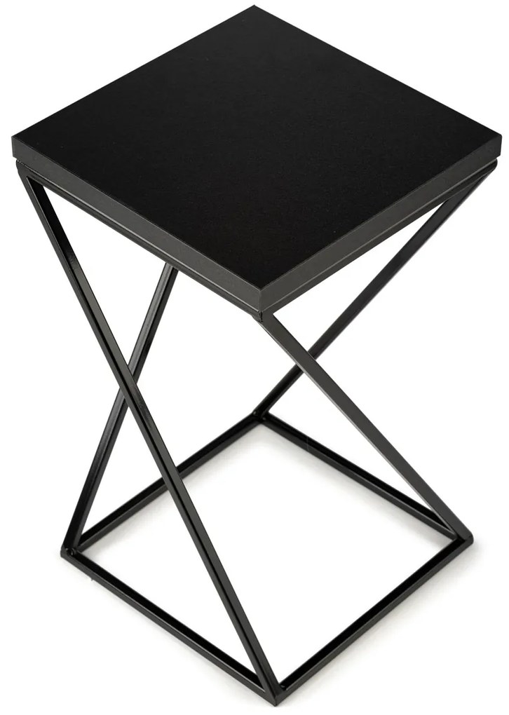 STOJAN NA KVETINÁČ LOFT7 40X24X24 CM ČIERNA