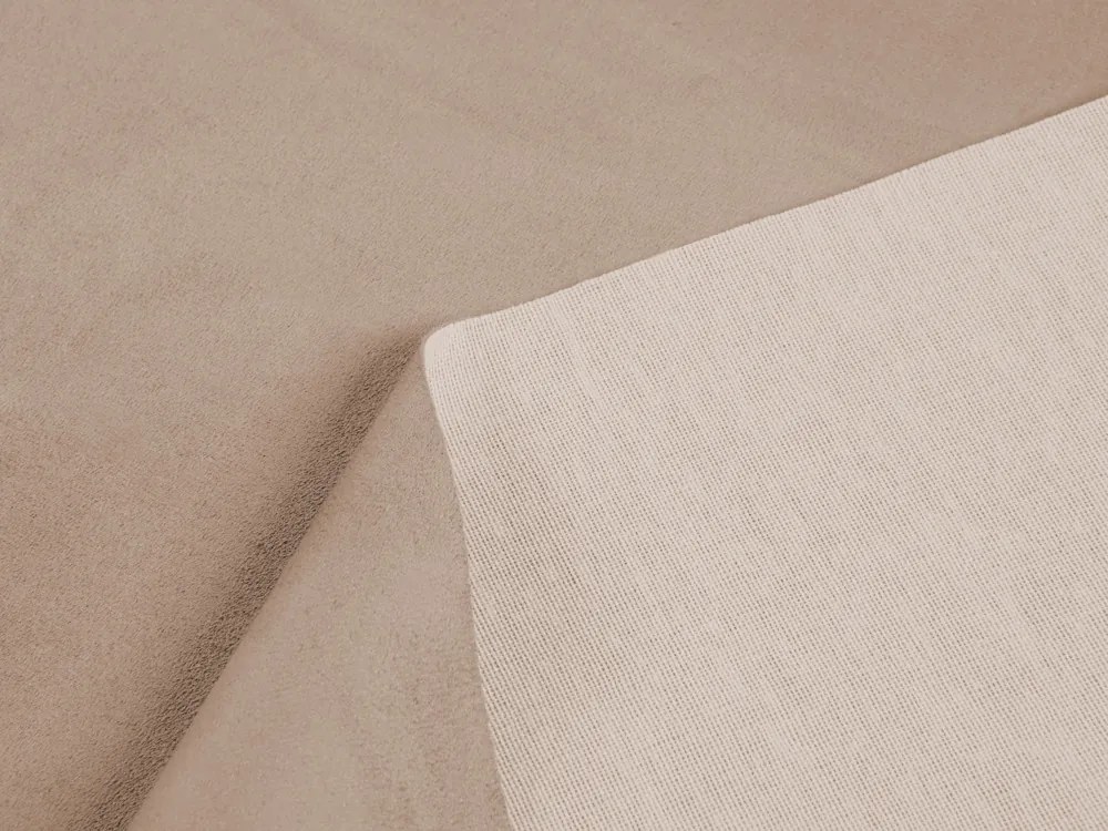 Biante Obdĺžnikový obrus/imitácia brúsenej kože Alcantara ALC-006 Béžový 120x200 cm
