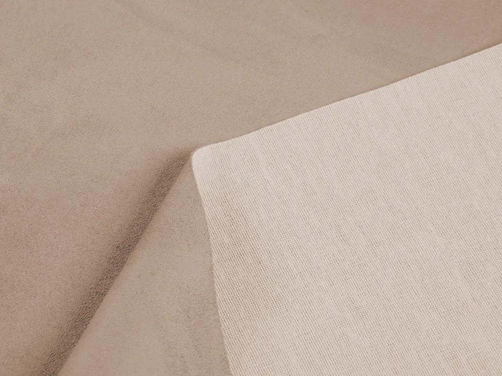 Biante Obdĺžnikový obrus/imitácia brúsenej kože Alcantara ALC-006 Béžový 50x100 cm
