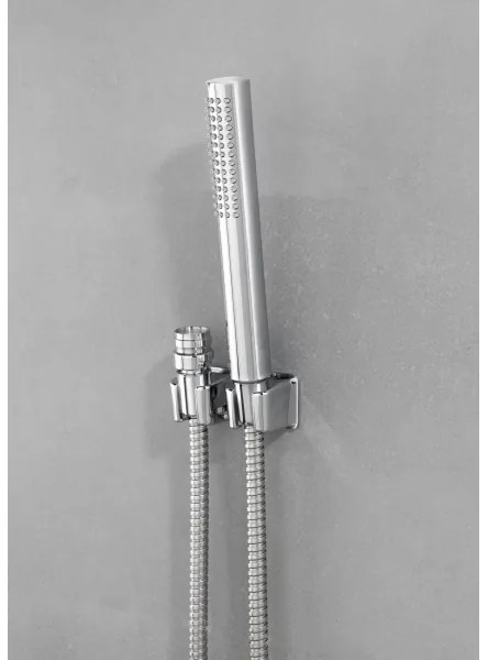 WENKO 81340100 - Sprcha DUO 170 x 2,7 cm, lesklý chróm/strieborná/šedá