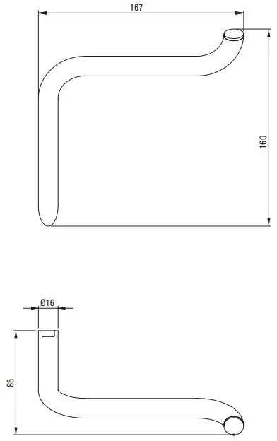 Deante Silia, nástenný držiak na toaletný papier, brúsený bronz, DEA-ADI_C211