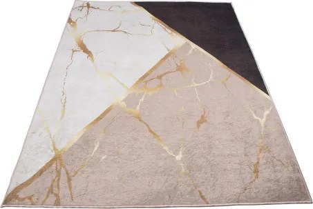 Koberec MILANO 20010-01 hnedý / zlatý