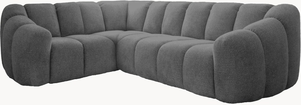 Ženilková rohová pohovka Shell