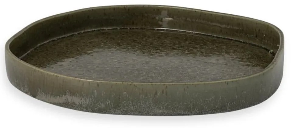 Storefactory Keramický tác Ekliden Green Ø 31 cm