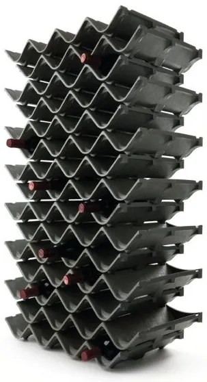 Zig-Zag Lasentiu Regál na víno Zig-Zag, kapacita fliaš: 4