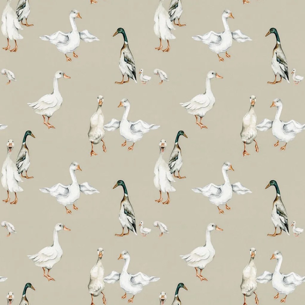 DEKORNIK White Ducks - Tapeta