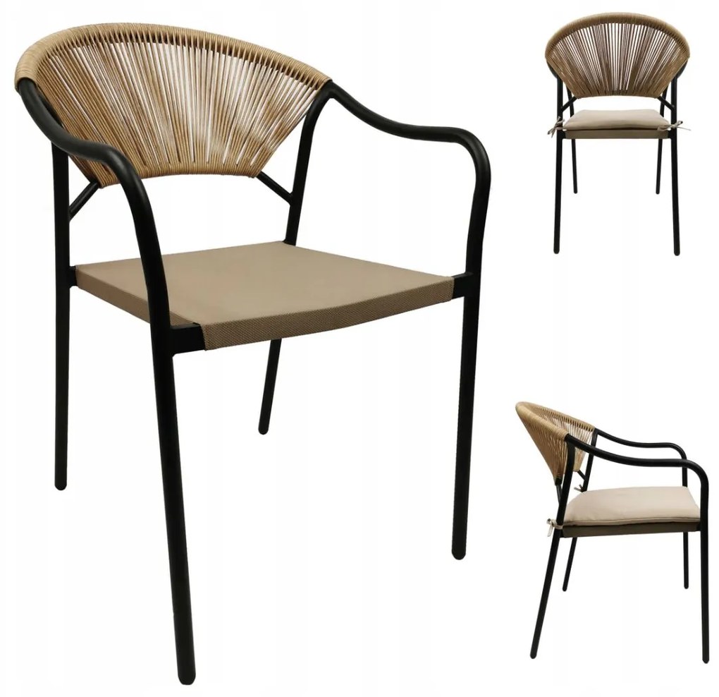 Záhradná stolička PORTO - béžová