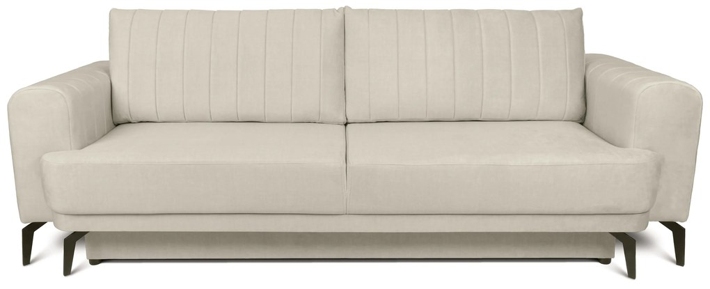 Rozkladacia pohovka Luzano - krémový velúr Vogue 1