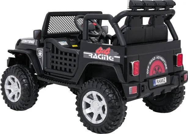 Elektrické autíčko Jeep BEAST 4x4 čierne
