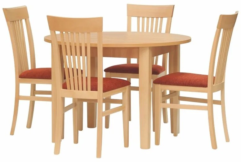 Stima drevený Stôl FIT 110 Rozklad: + 35 cm rozklad, Vyberte odtieň ->: Rustikál