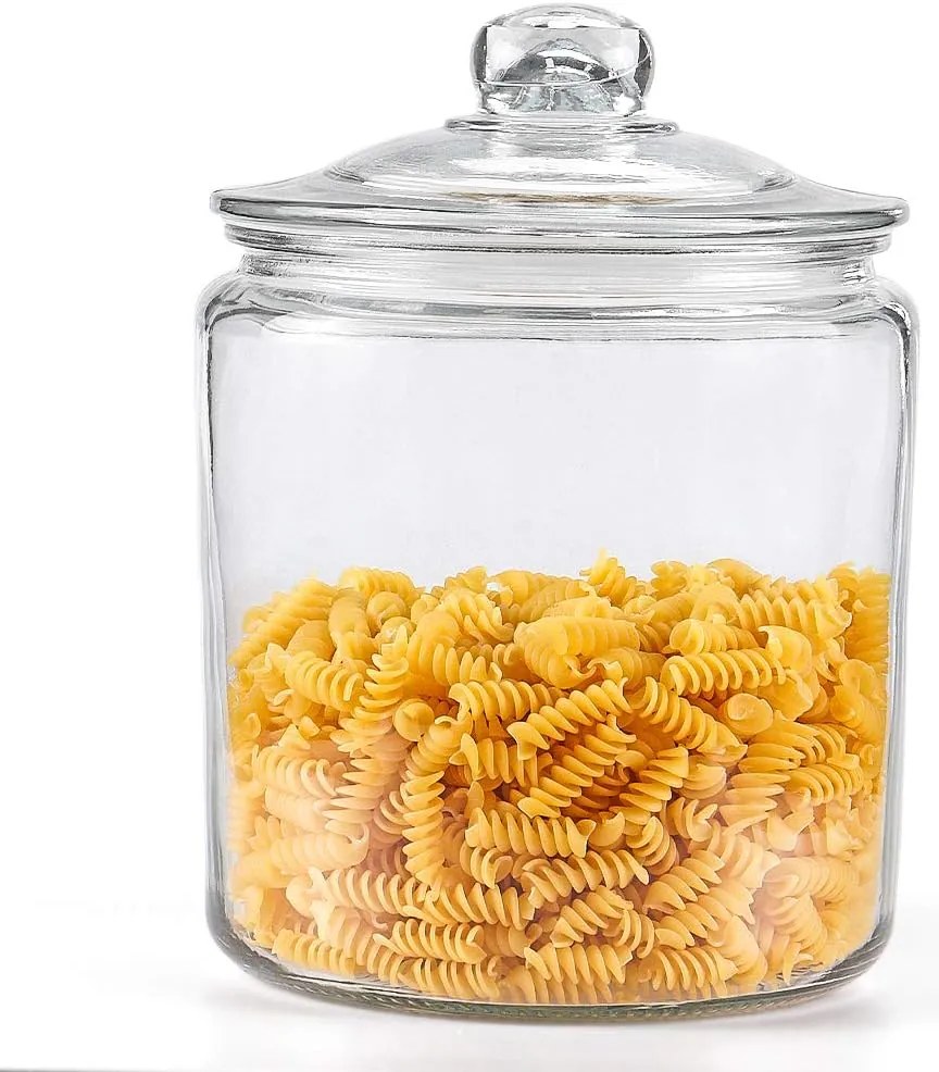 ADEO Sklenená dóza, veľký objem 3,9 l BISCOTTI