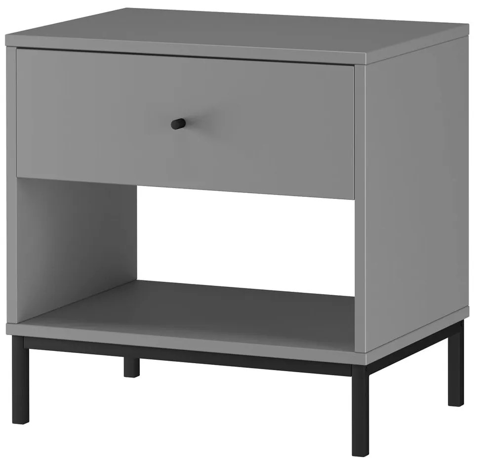 Sivý nočný stolík Celine – Støraa