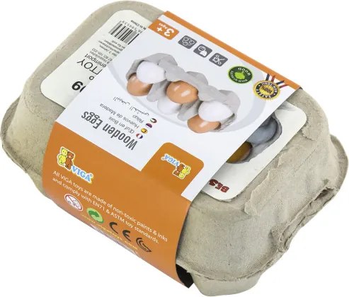 Drevené vajíčka Viga 59228 6 ks