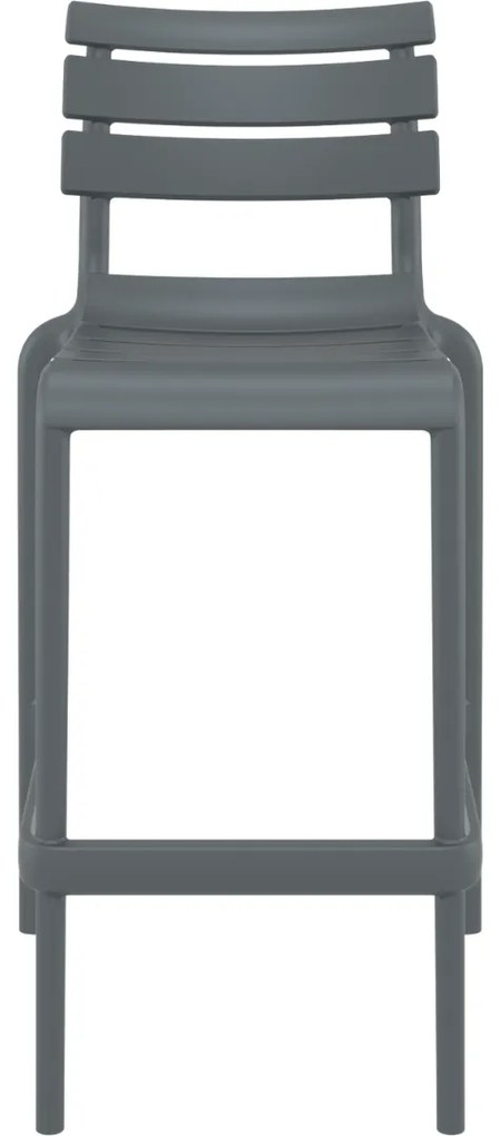 HELEN BAR 75 záhradná barová stolička dark grey