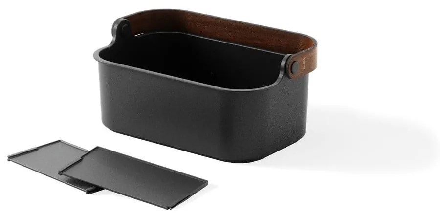 Čierny kúpeľňový organizér z recyklovaného plastu Bellwood – Umbra