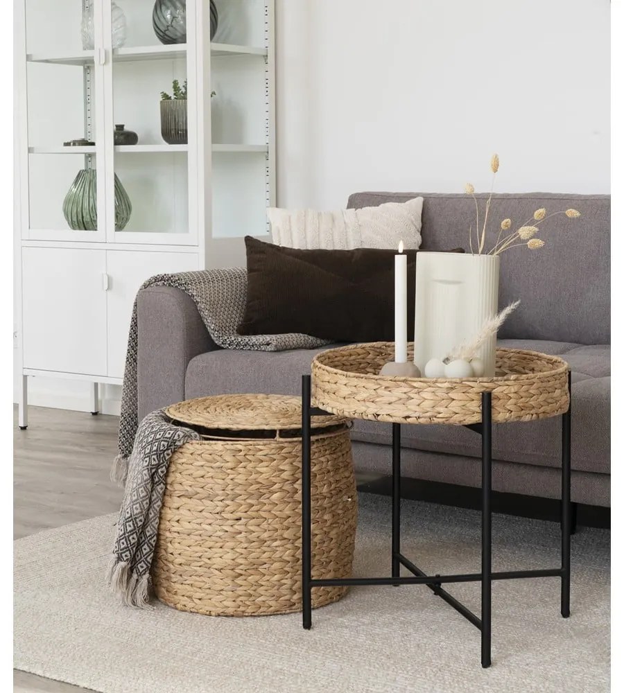 Okrúhly odkladací stolík ø 43 cm Delia – House Nordic
