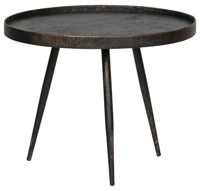 Čierny okrúhly konferenčný stolík ø 58 cm Bounds – WOOOD