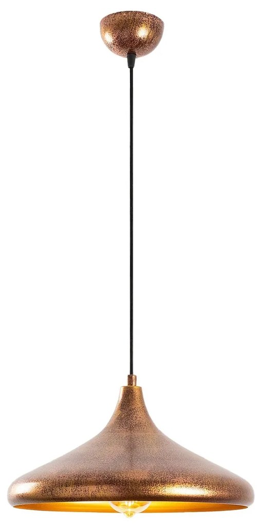 Stropné svietidlo BAREK medené